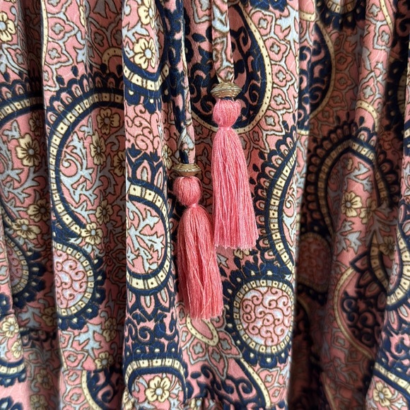 Paani tiered sleeveless boho tassel tie dress - Picture 4 of 8